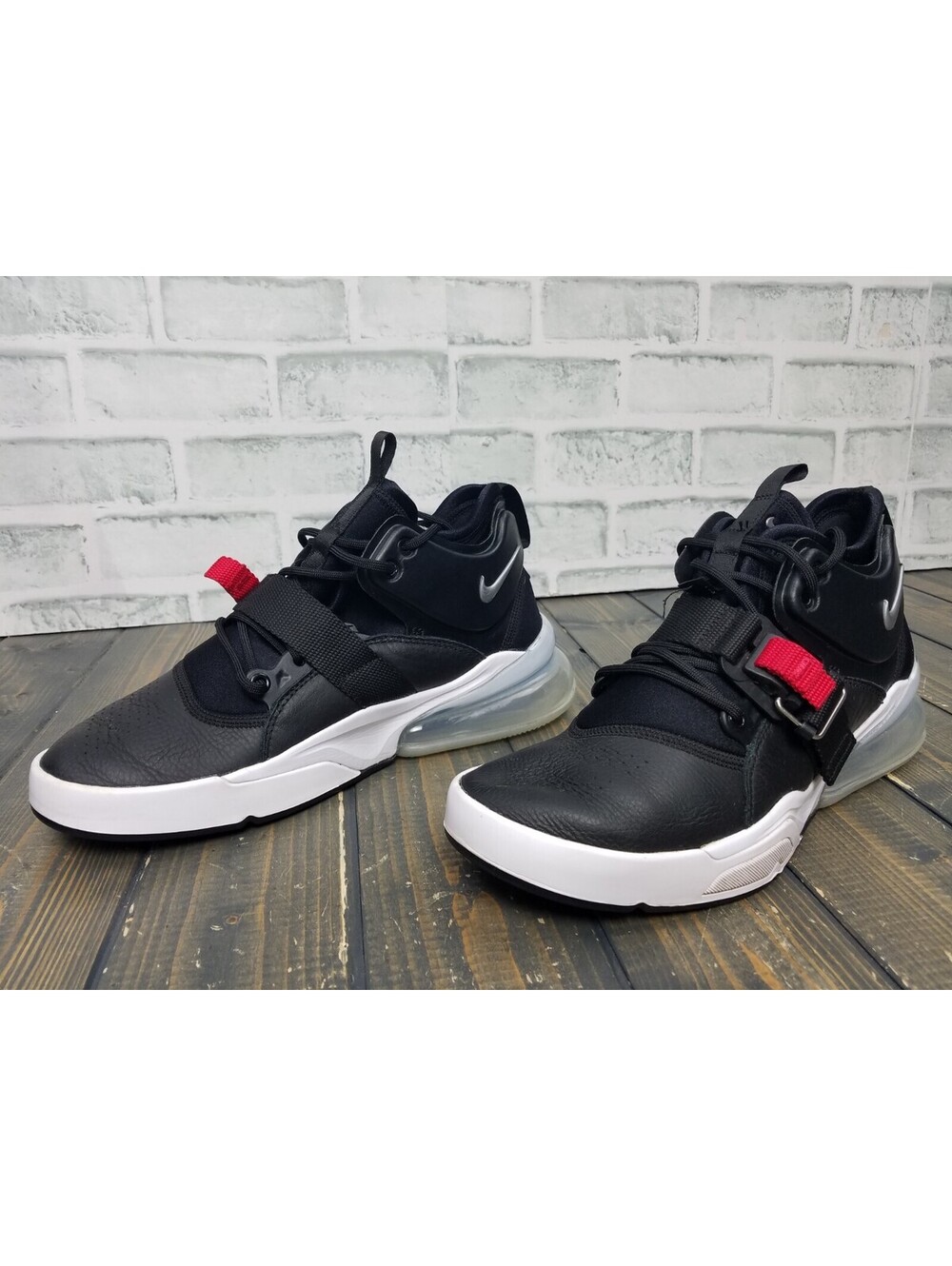 Nike Air Force 270 Black White Basketball Sneaker AH6772-001 Men Size 7